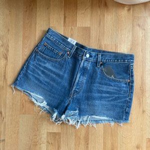 Levi's 501 Denim Shorts - Mid-Rise (NWT)